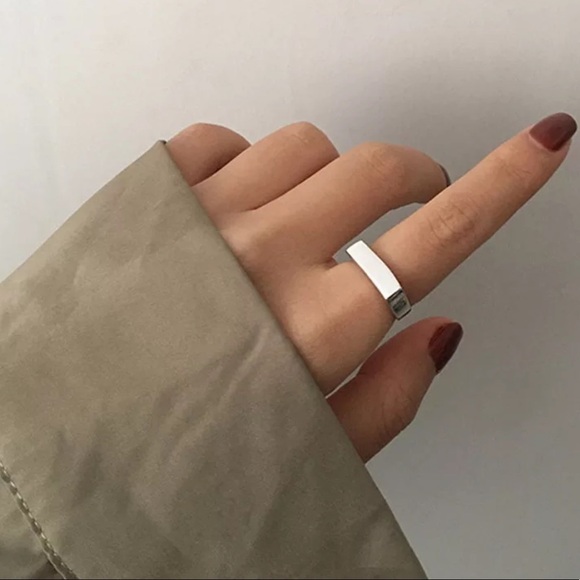 COPY NEW 925 Sterling Silver Open Adjustable Ring - Picture 6 of 10